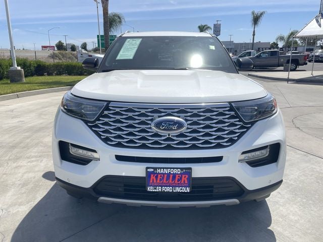 2022 Ford Explorer — rear three-quarter view