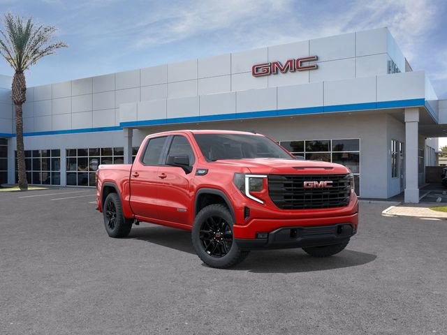 2026 GMC Sierra 1500 Elevation in Cardinal Red — front three-quarter view